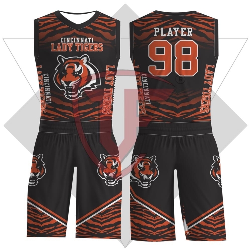 basketball jersey tiger design